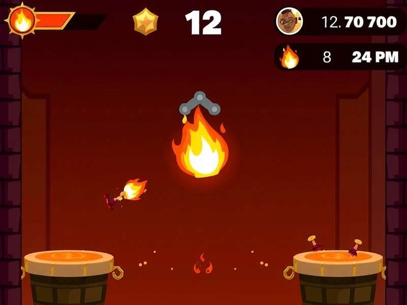 Spicy Fire Dash Gameplay Screenshot